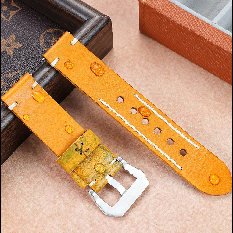 Fashion Embossed Design, Universal Straight Ends for All Brand Watches