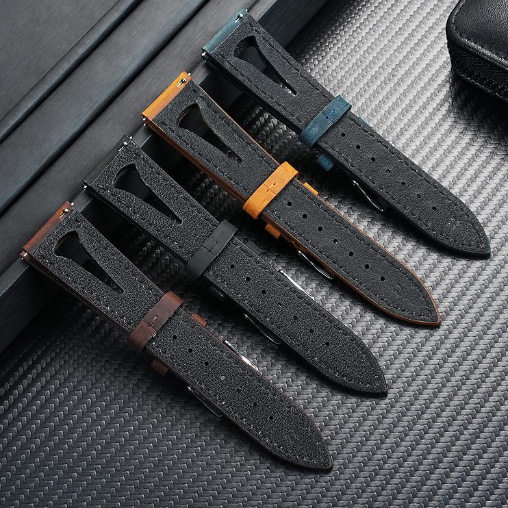 Double-Layer Calfskin with Triangle Breathable Cutouts & Tool-Free Installation