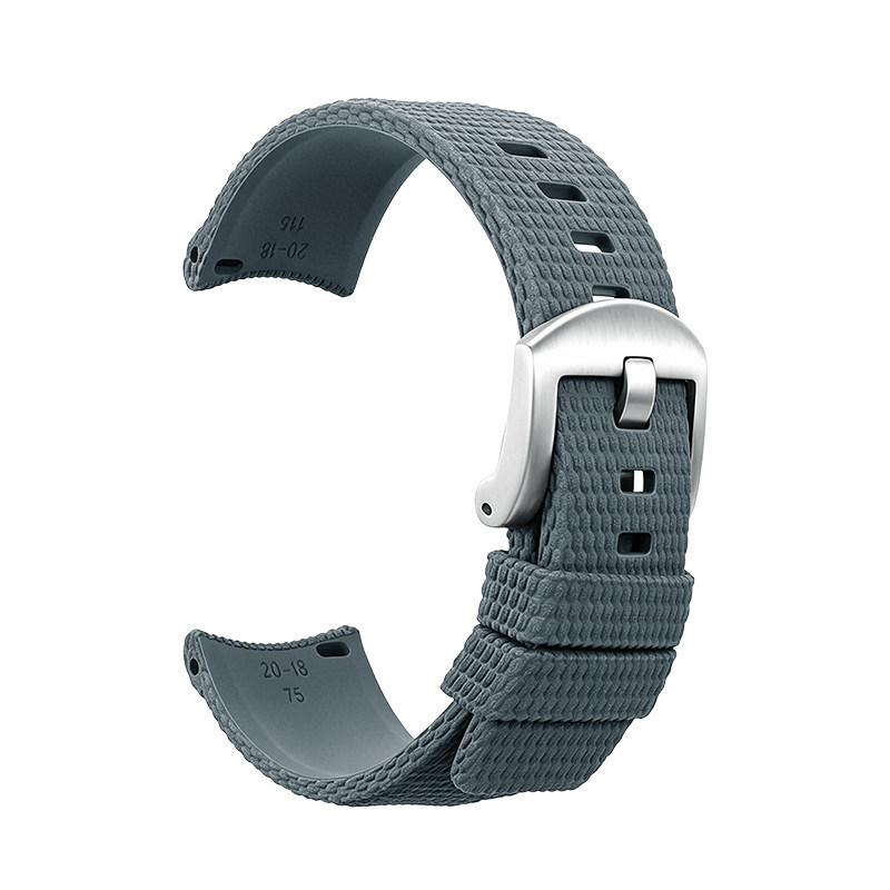 Curved End FKM Rubber Quick Release Watch Strap