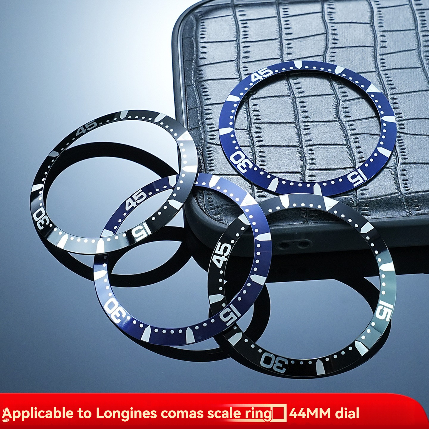 Longines HydroConquest 44mm L3.841 Blue Black Aluminum Bezel