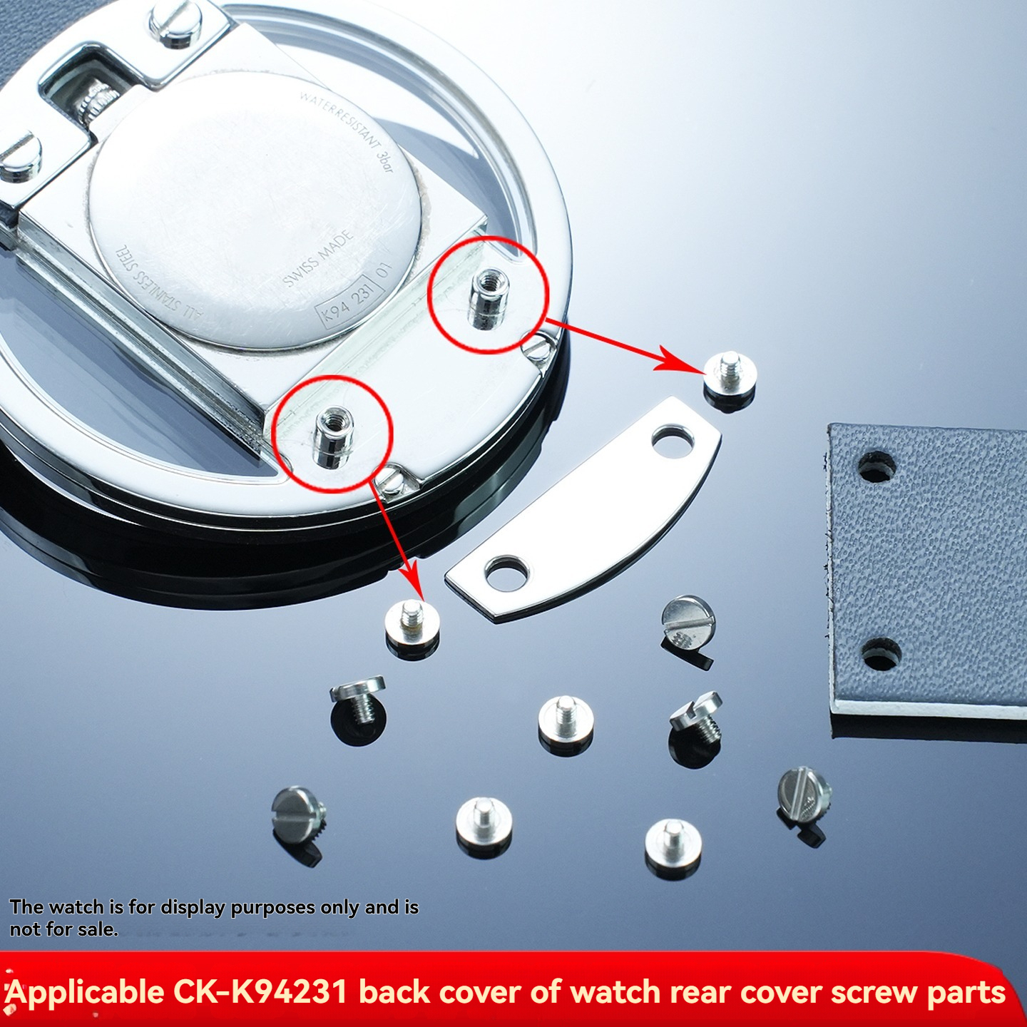 CK k94231 Watch Case Back Screws – Stainless Steel Flathead Screws for Watch Back Cover
