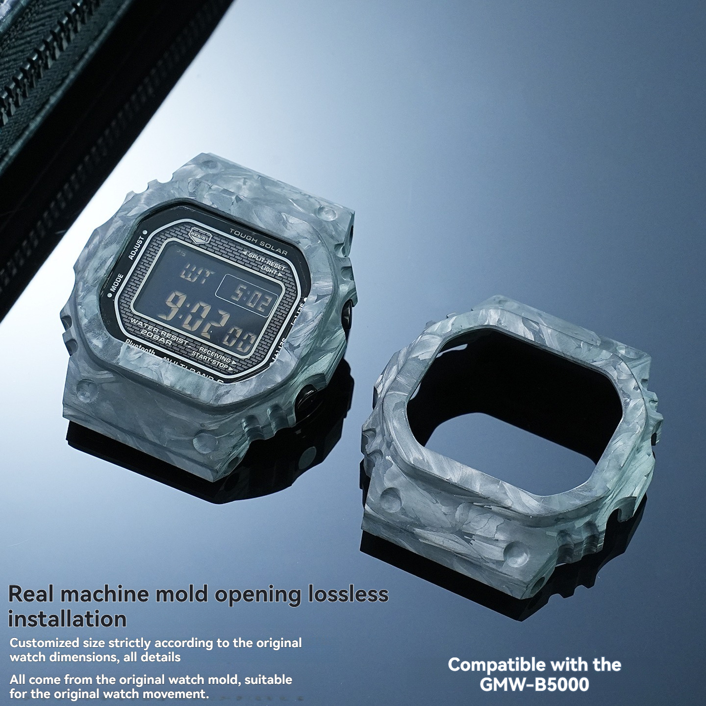 Carbon Fiber Case for Casio G-SHOCK Square – DW5600/5610 & GMW-B5000