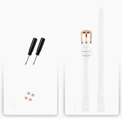 White - Rose gold