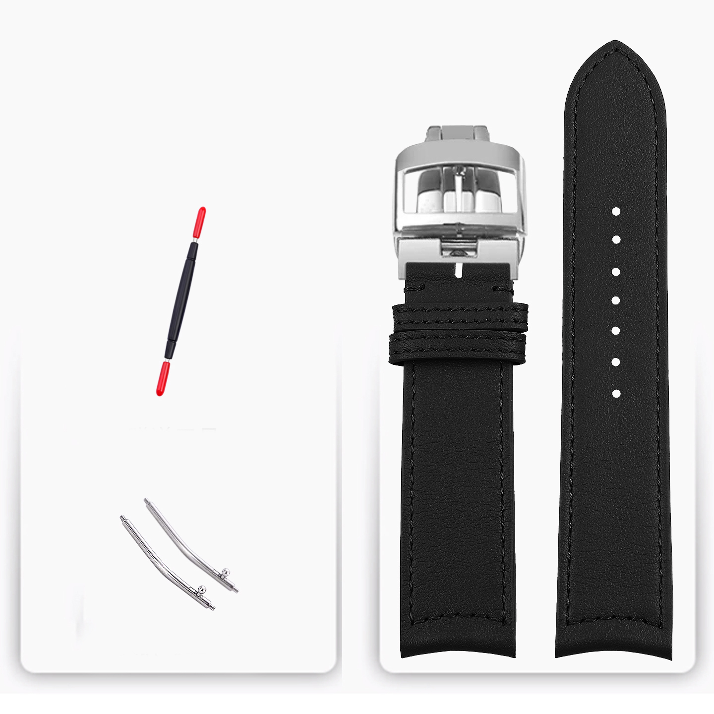 Genuine Leather Watch Strap for Jaeger-LeCoultre Master Geographique/Polaris
