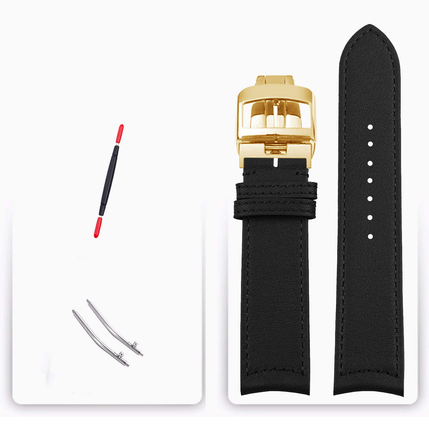 Genuine Leather Watch Strap for Jaeger-LeCoultre Master Geographique/Polaris