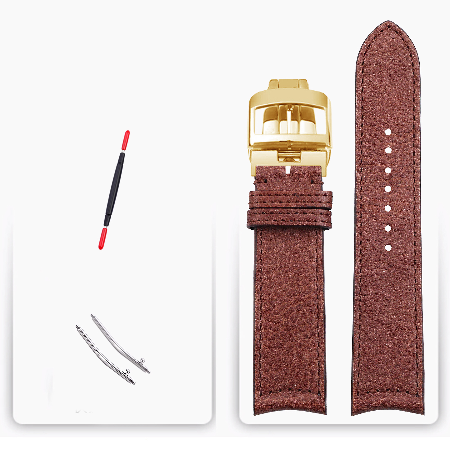 Genuine Leather Watch Strap for Jaeger-LeCoultre Master Geographique/Polaris