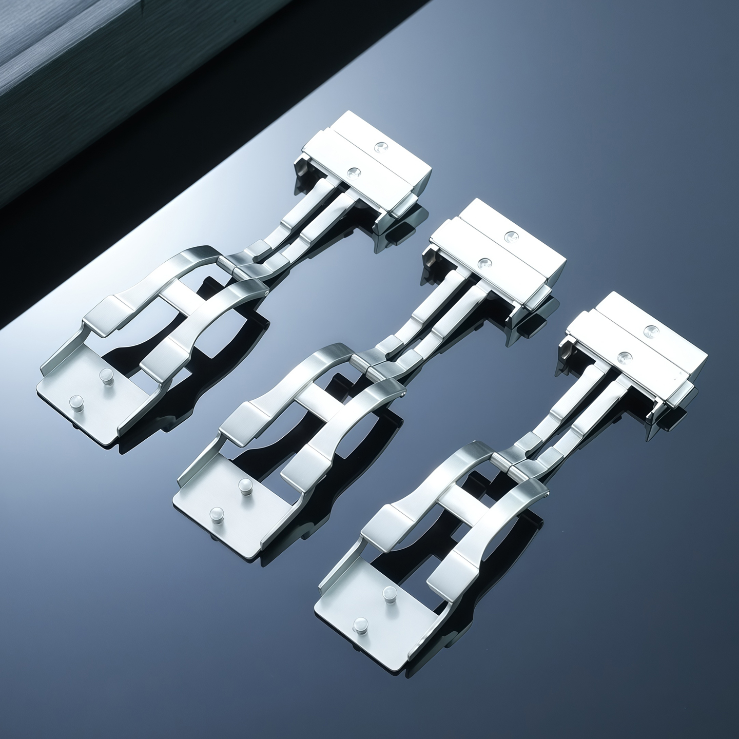 Solid Stainless Steel Folding Clasp for Bell  Ross BR05/BRX5 – 18mm Width
