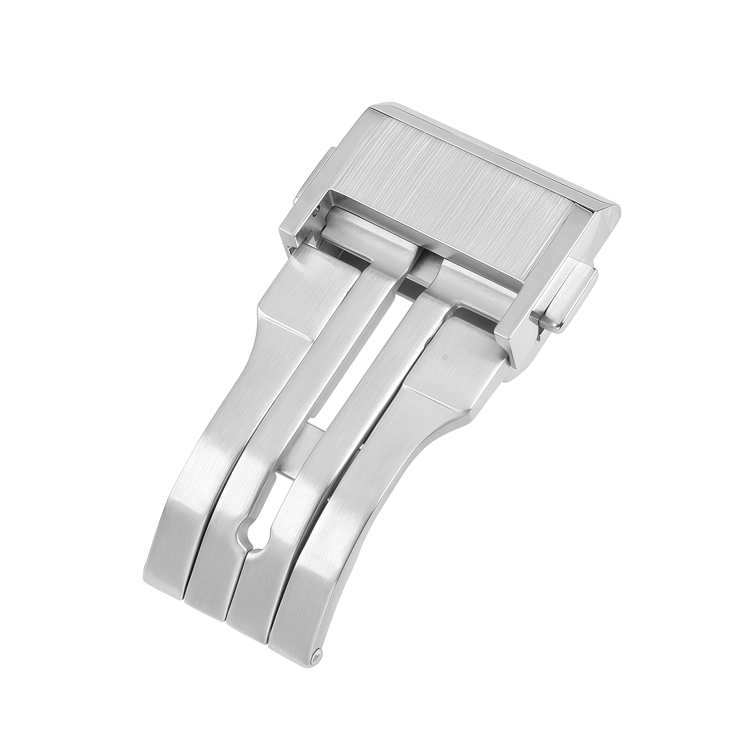 Solid Stainless Steel Folding Clasp for Bell  Ross BR05/BRX5 – 18mm Width