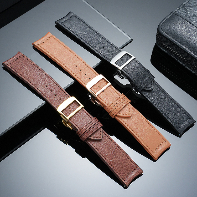 Genuine Leather Watch Strap for Jaeger-LeCoultre Master Geographique/Polaris