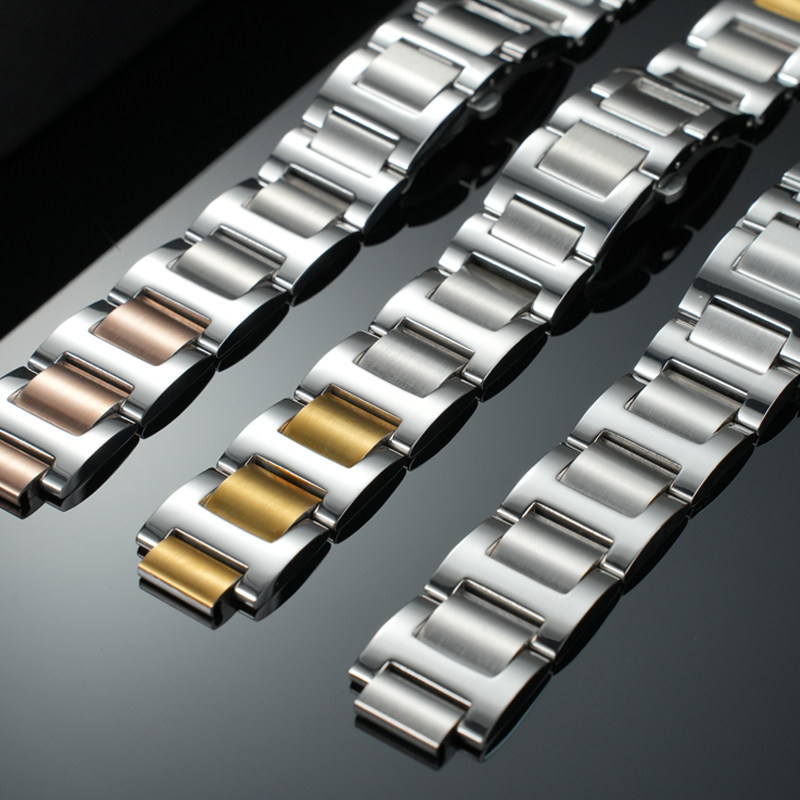 Replacement Stainless Steel Link for Cartier Ballon Bleu Bracelet – Single Extra Link.
