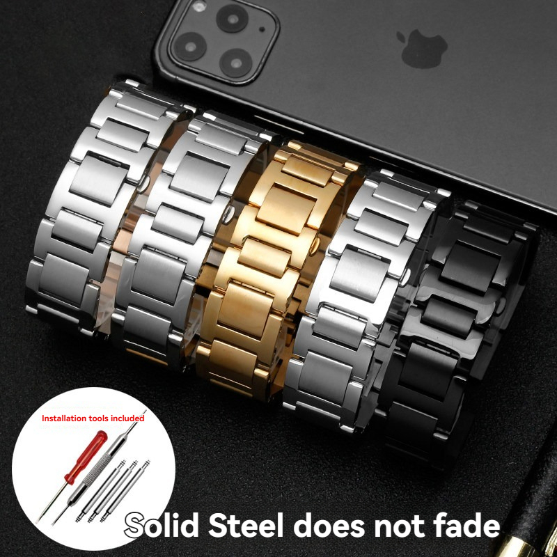Replacement Stainless Steel Bracelet for Cartier Ballon Bleu