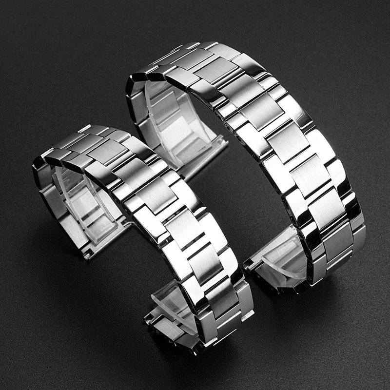 Replacement Stainless Steel Bracelet for Cartier Tank Must