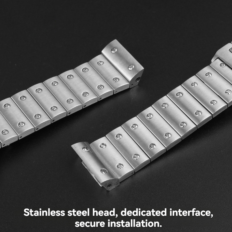 Replacement Stainless Steel Bracelet for Cartier Santos 100 – 20/23mm Solid Steel Band.