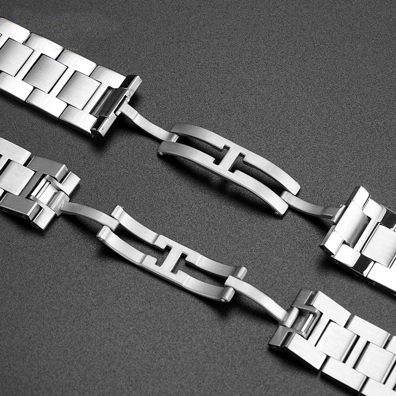 Replacement Stainless Steel Bracelet for Cartier Tank Must