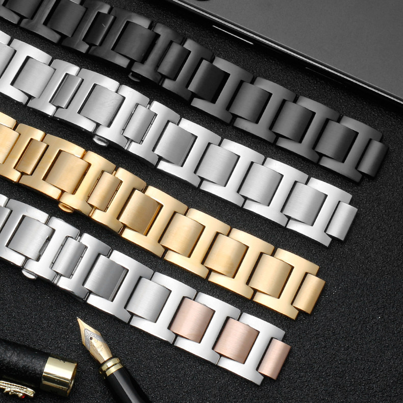 Replacement Stainless Steel Bracelet for Cartier Ballon Bleu
