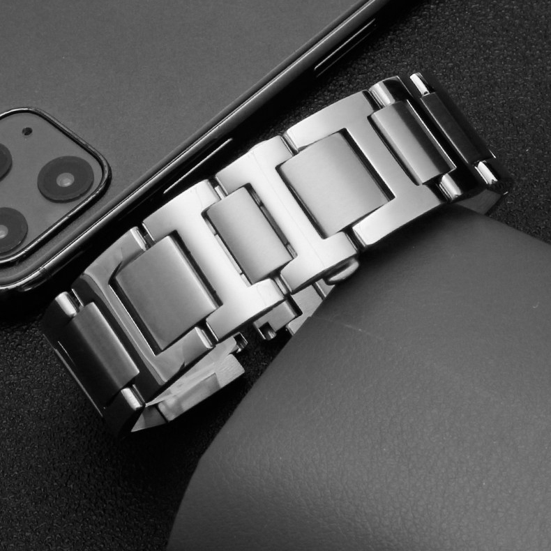 Replacement Stainless Steel Bracelet for Cartier Ballon Bleu