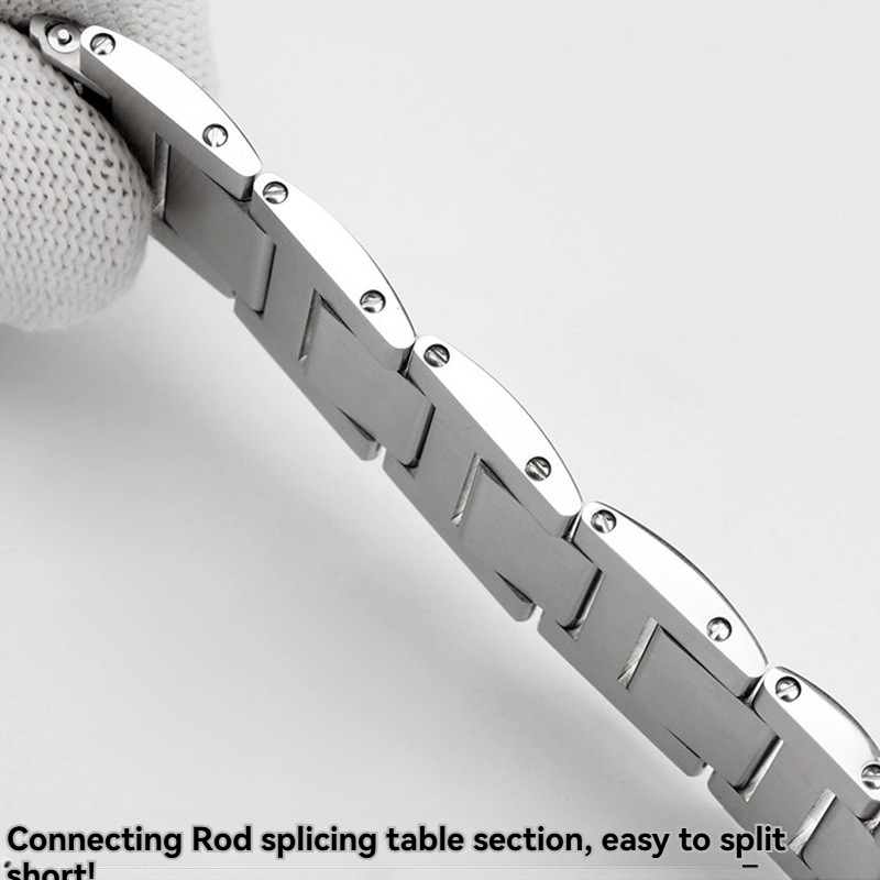 Replacement Quick Release Stainless Steel Bracelet for Cartier Ballon Bleu W69012Z4 – 42mm