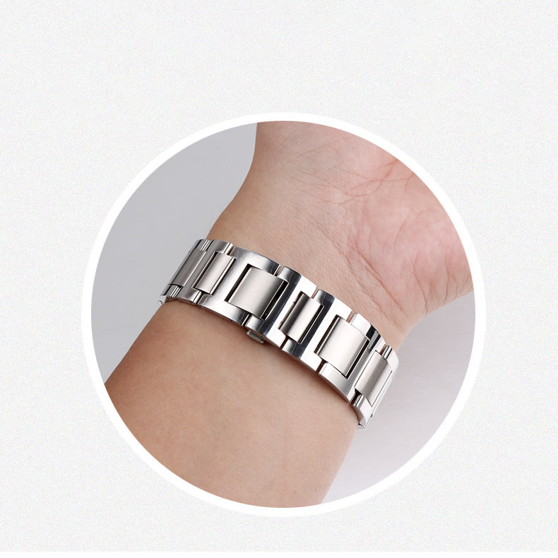 Replacement Quick Release Stainless Steel Bracelet for Cartier Ballon Bleu W69012Z4 – 42mm