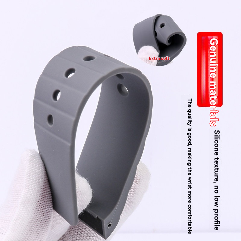 Replacement Silicone Watch Strap for Cartier Santos 100 – 23mm Rubber Band