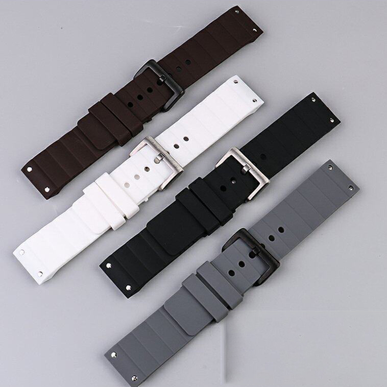 Replacement Silicone Watch Strap for Cartier Santos 100 – 23mm Rubber Band