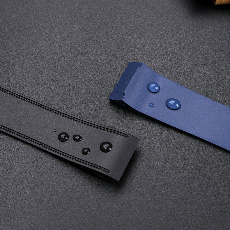 Replacement Silicone Watch Strap for Cartier Santos 100 – 23/25mm Rubber Band.