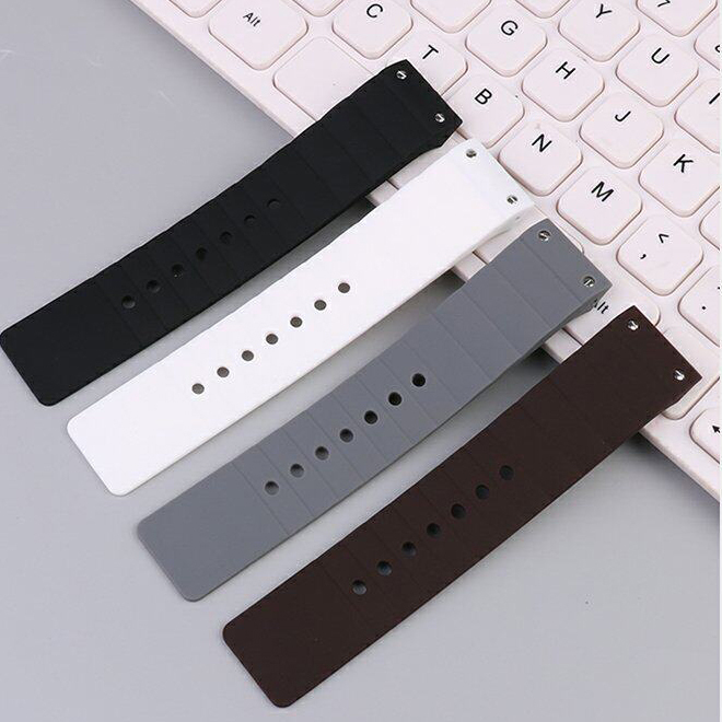 Replacement Silicone Watch Strap for Cartier Santos 100 – 23mm Rubber Band