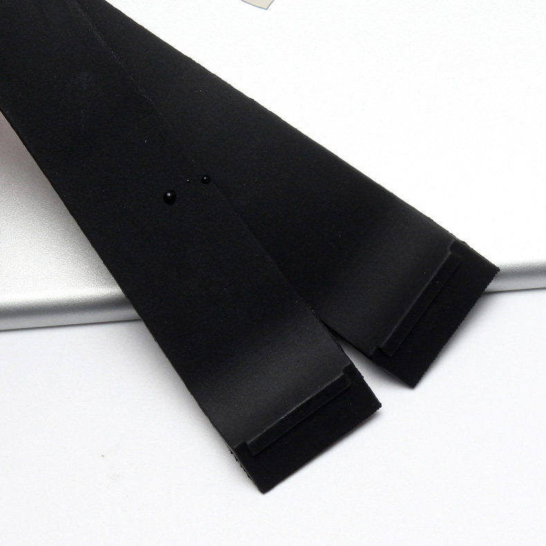 Replacement Silicone Watch Strap for Cartier Santos 100 XL – 25mm Rubber Band with Butterfly Clasp