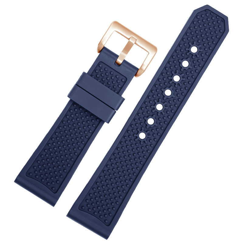 Replacement FKM Rubber Watch Strap for Cartier Calibre W7100055/WGCA0010 – 23mm