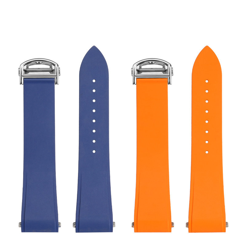 Replacement FKM Rubber Strap for Cartier Santos WSSA0009/WSSA0018 – QuickSwitch System