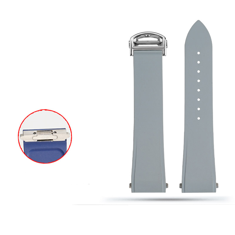 Replacement FKM Rubber Strap for Cartier Santos WSSA0009/WSSA0018 – QuickSwitch System