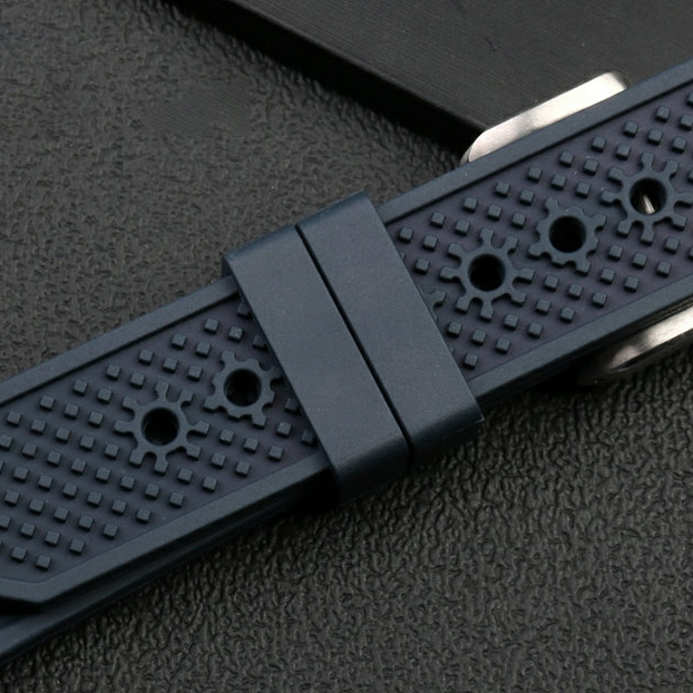 Replacement FKM Rubber Watch Strap for Cartier Calibre W7100055/WGCA0010 – 23mm