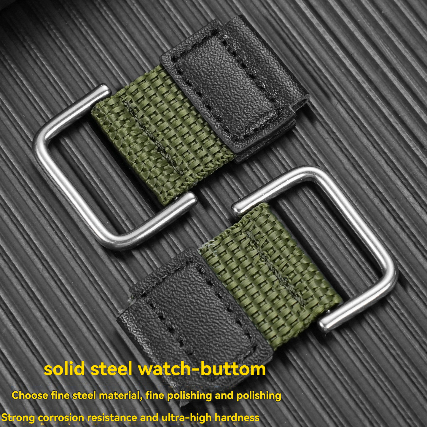 Replacement 18mm Nylon Watch Strap for Casio AE-1200/F-91W/AQ-230GA