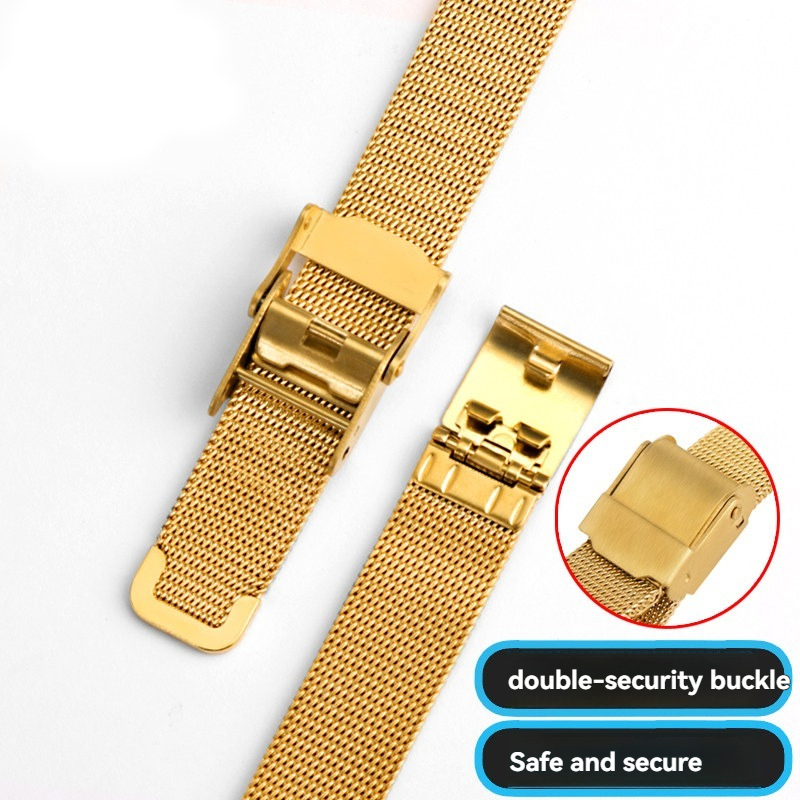 Replacement 18mm Mesh Watch Band for Casio A158/A168/F91W