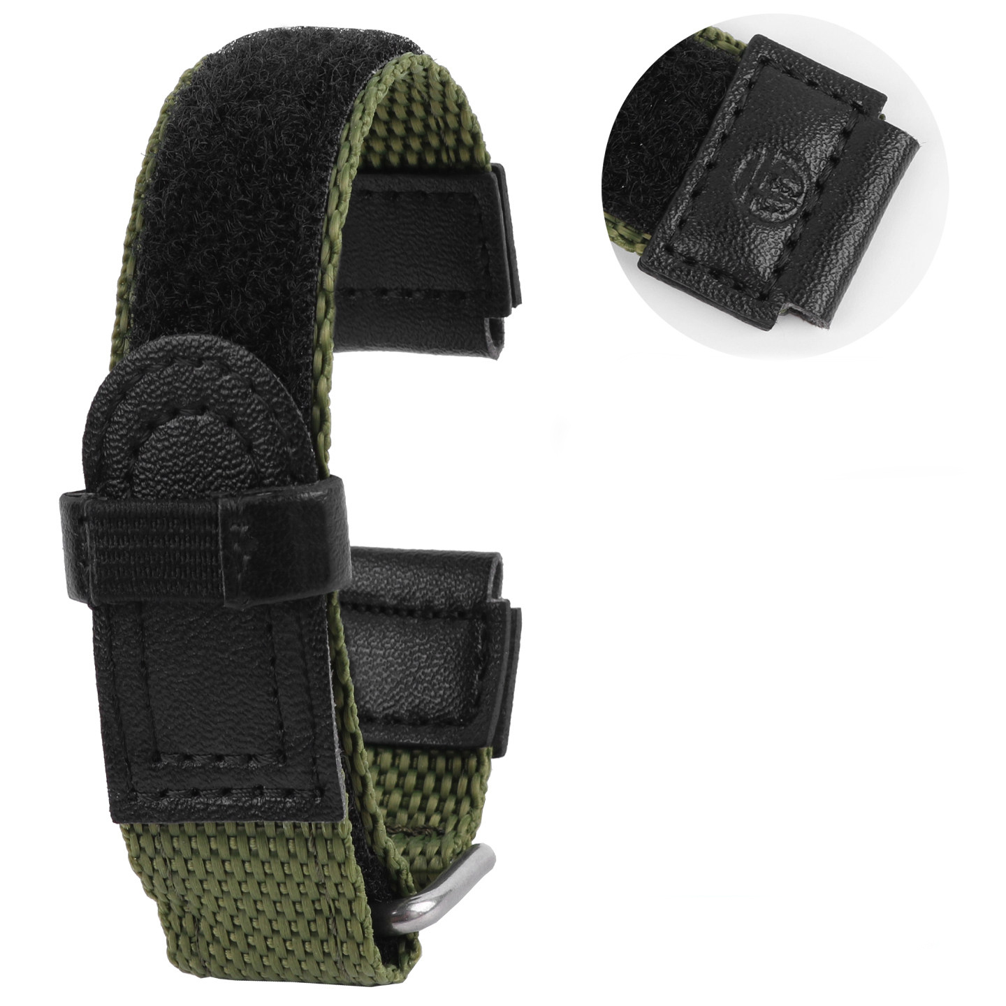 Replacement 18mm Nylon Watch Strap for Casio AE-1200/F-91W/AQ-230GA