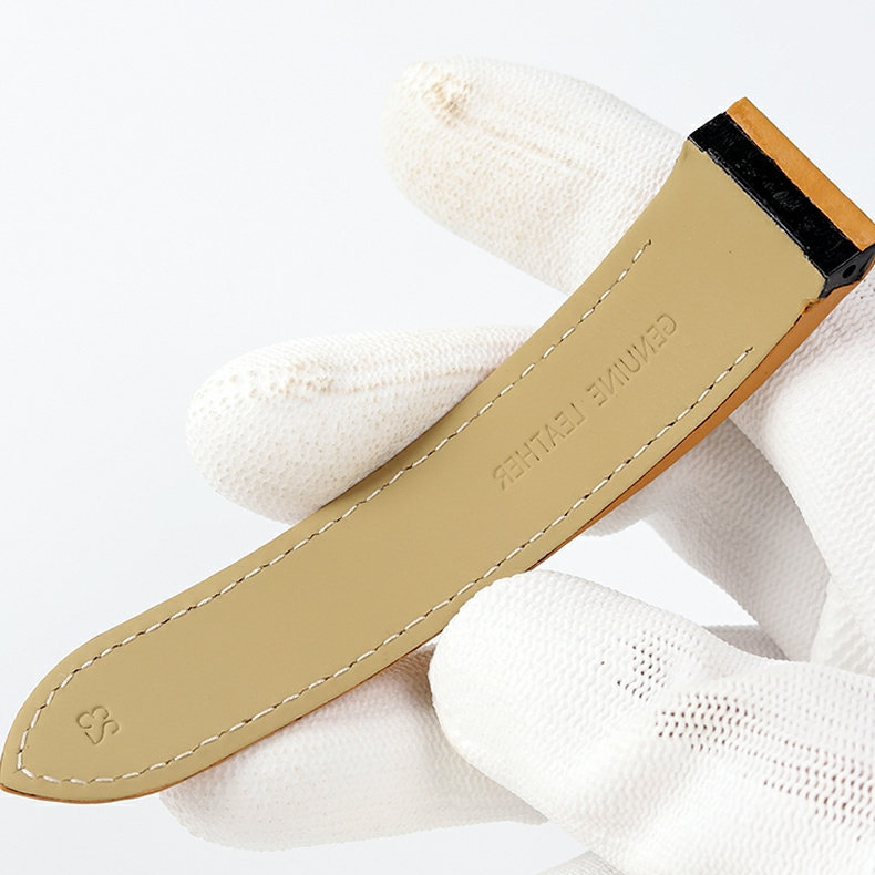 Replacement Genuine Leather Strap for Cartier Santos 100 – 20/23mm Business Casual Band