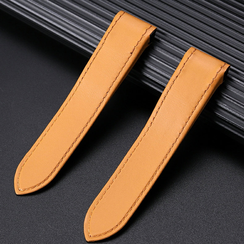 Replacement Genuine Leather Strap for Cartier Santos 100 – 20/23mm Business Casual Band