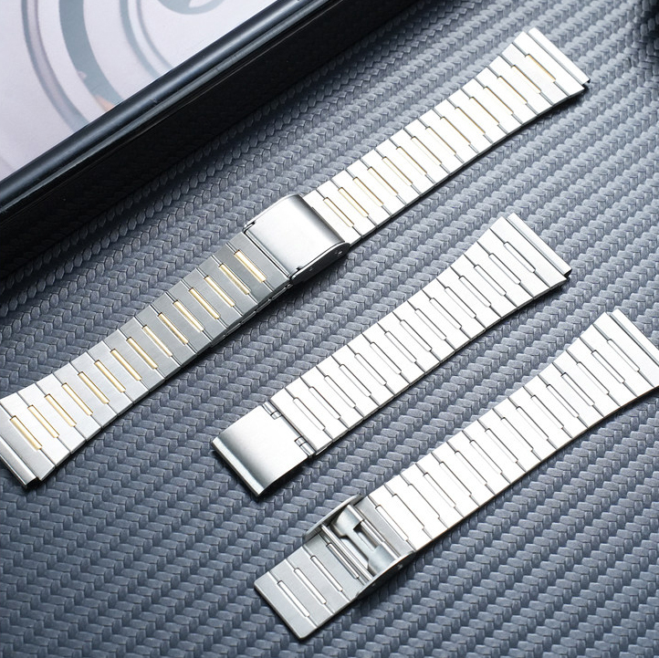 Replacement 18mm Stainless Steel Watch Band for Casio AE1200/A158/A168/F91