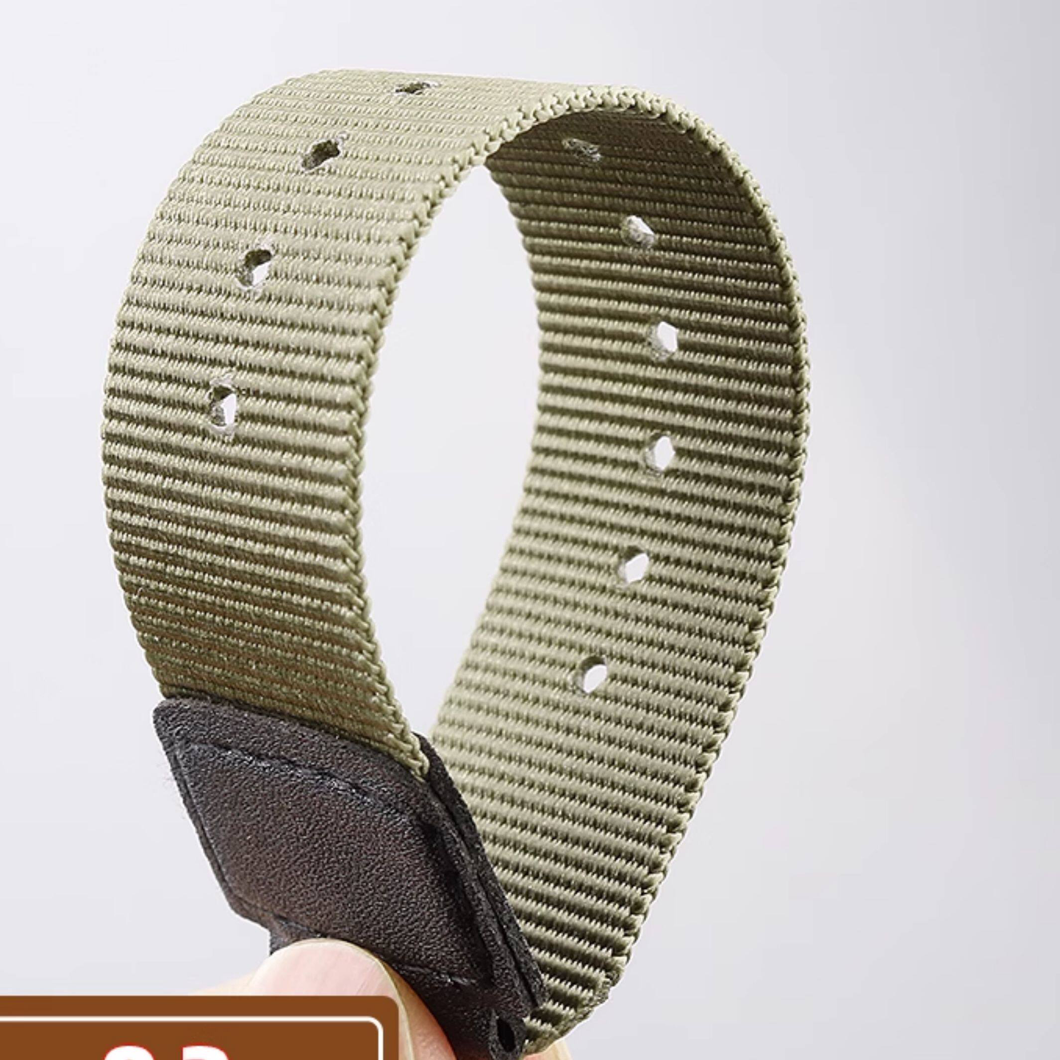 Replacement 18mm Nylon Watch Strap for Casio AE-1200WHB