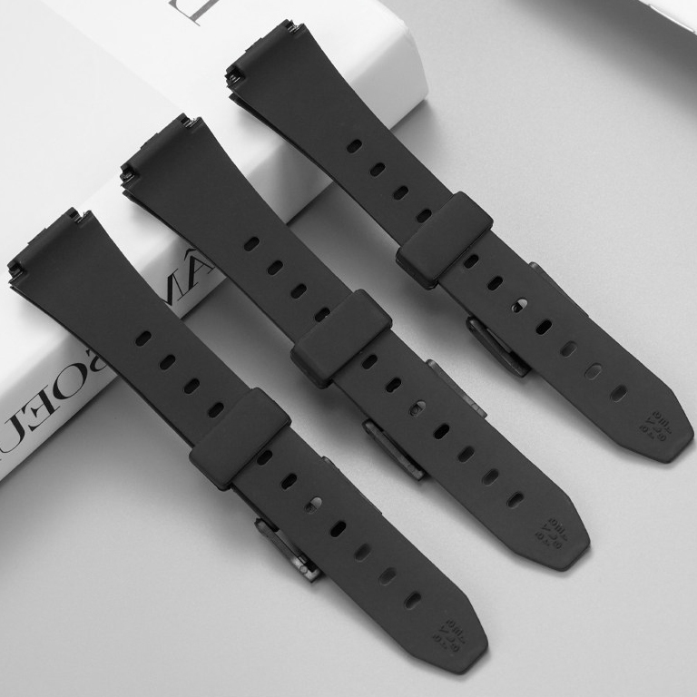 Replacement 18mm Silicone Watch Strap for Casio A158/A168/AE1200/W-218/F91