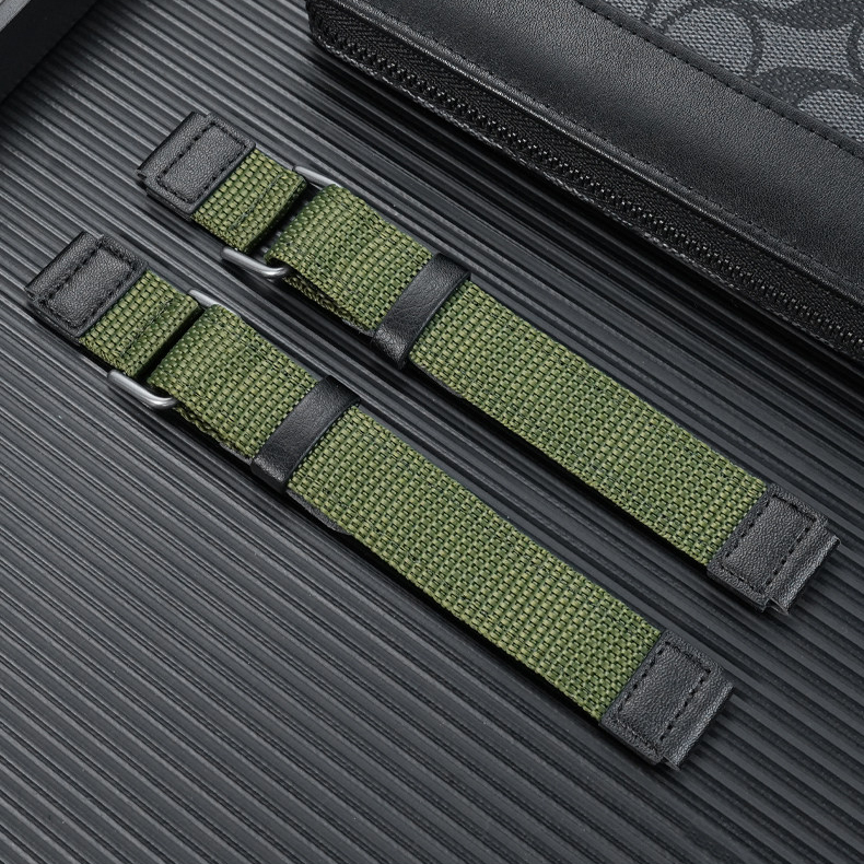 Replacement 18mm Nylon Watch Strap for Casio AE-1200/F-91W/AQ-230GA