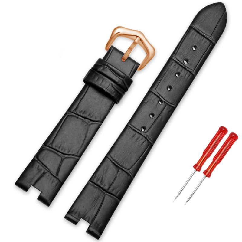 Replacement Red Leather Strap for Cartier Ballon Blanc W4BL0005