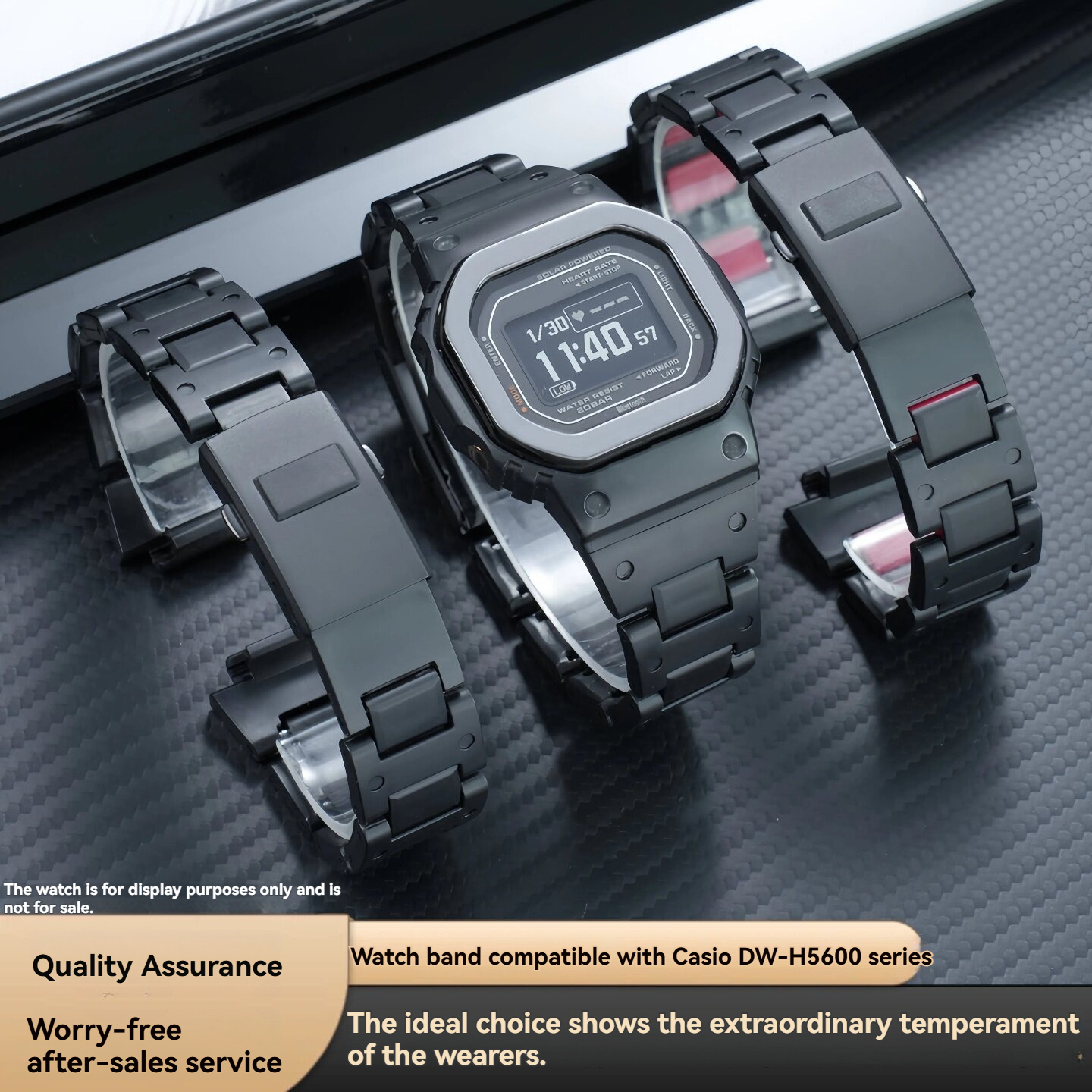Replacement Lightweight Composite Strap for Casio DW-H5600