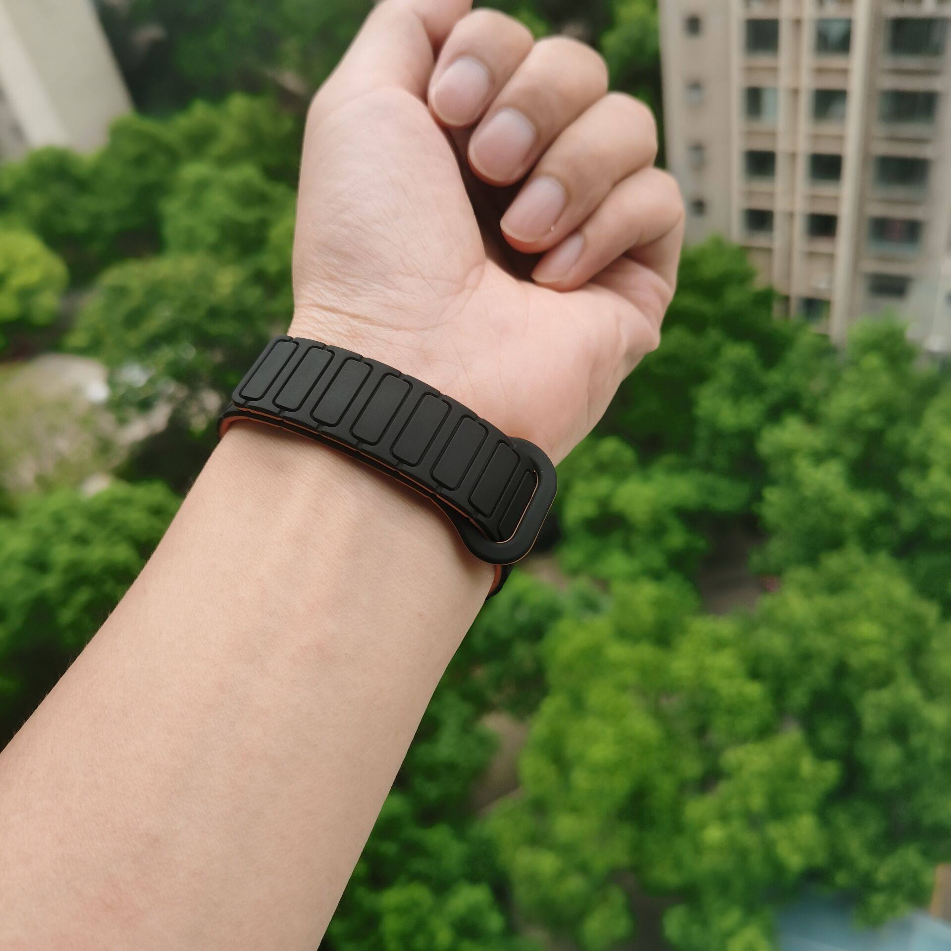 Replacement 18mm Silicone Magnetic Strap for Casio F91W/F94/AE1200/W218/A158