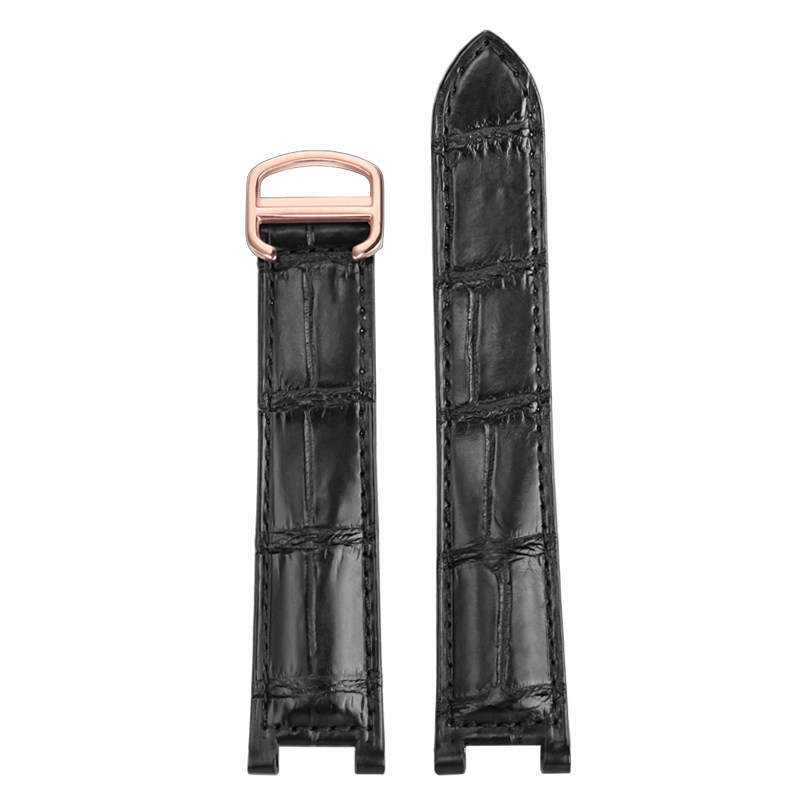 Replacement Genuine Crocodile Leather Strap for Cartier Pasha W3108555
