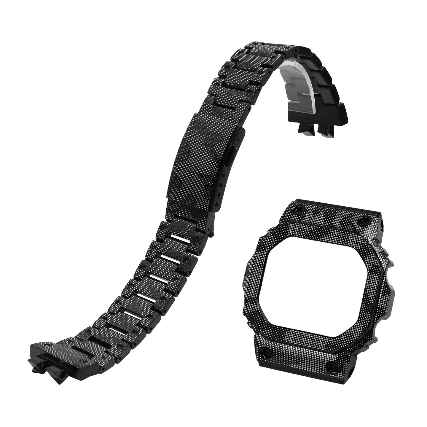 Replacement Stainless Steel Camo Mod Kit for Casio GMW-B5000