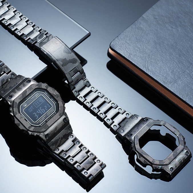 Replacement Stainless Steel Camo Mod Kit for Casio GMW-B5000
