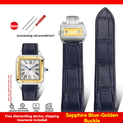 Sapphire Blue -Silver Gold