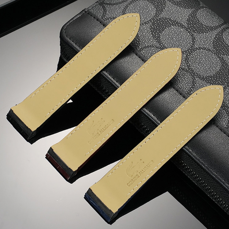 Replacement Genuine Crocodile Leather Strap for Cartier Santos 100 – 20/23mm