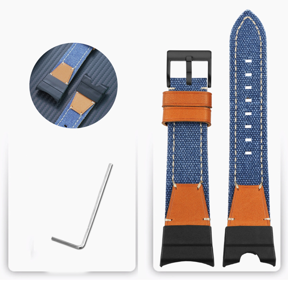 Replacement Nylon & Leather Strap for Casio GG-B100 Mudmaster