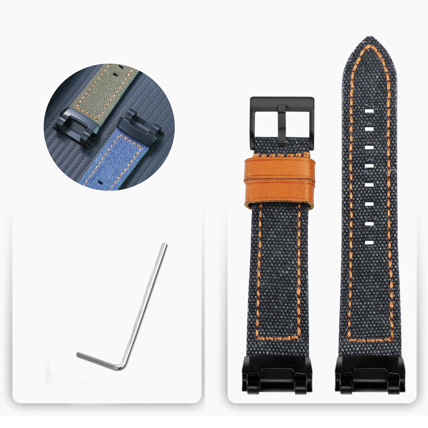 Replacement Canvas Strap for Casio GR-B100 Air Rescue